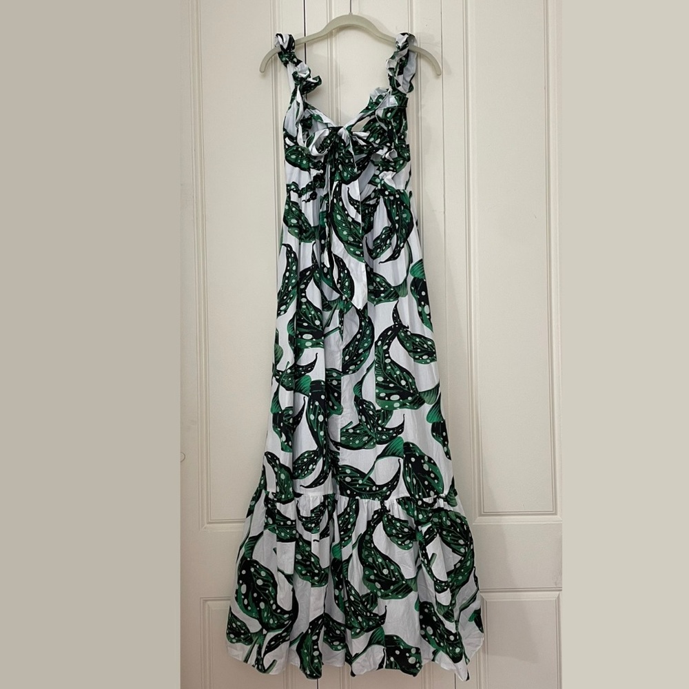 Borgo De Nor Liya Leaf Print Maxi Dress - Picture 8 of 17